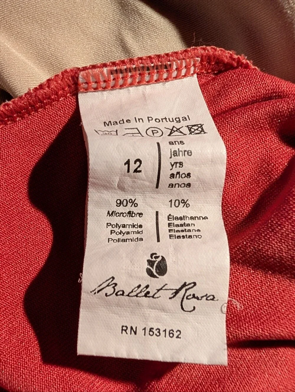 Ballet Rosa Girls Leotard Coral Pink Size 12